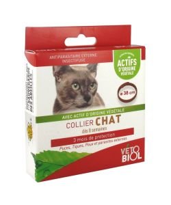 Collier insectifuge CHAT, 1 pièce